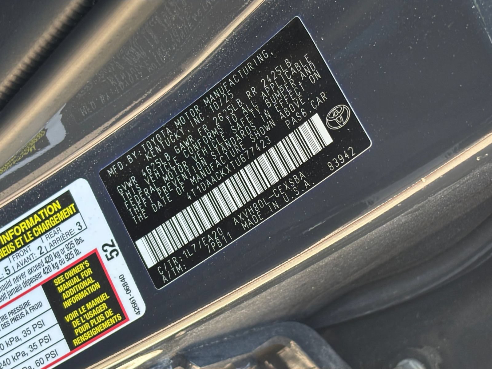 Used 2026 Toyota Camry SE FWD image 28