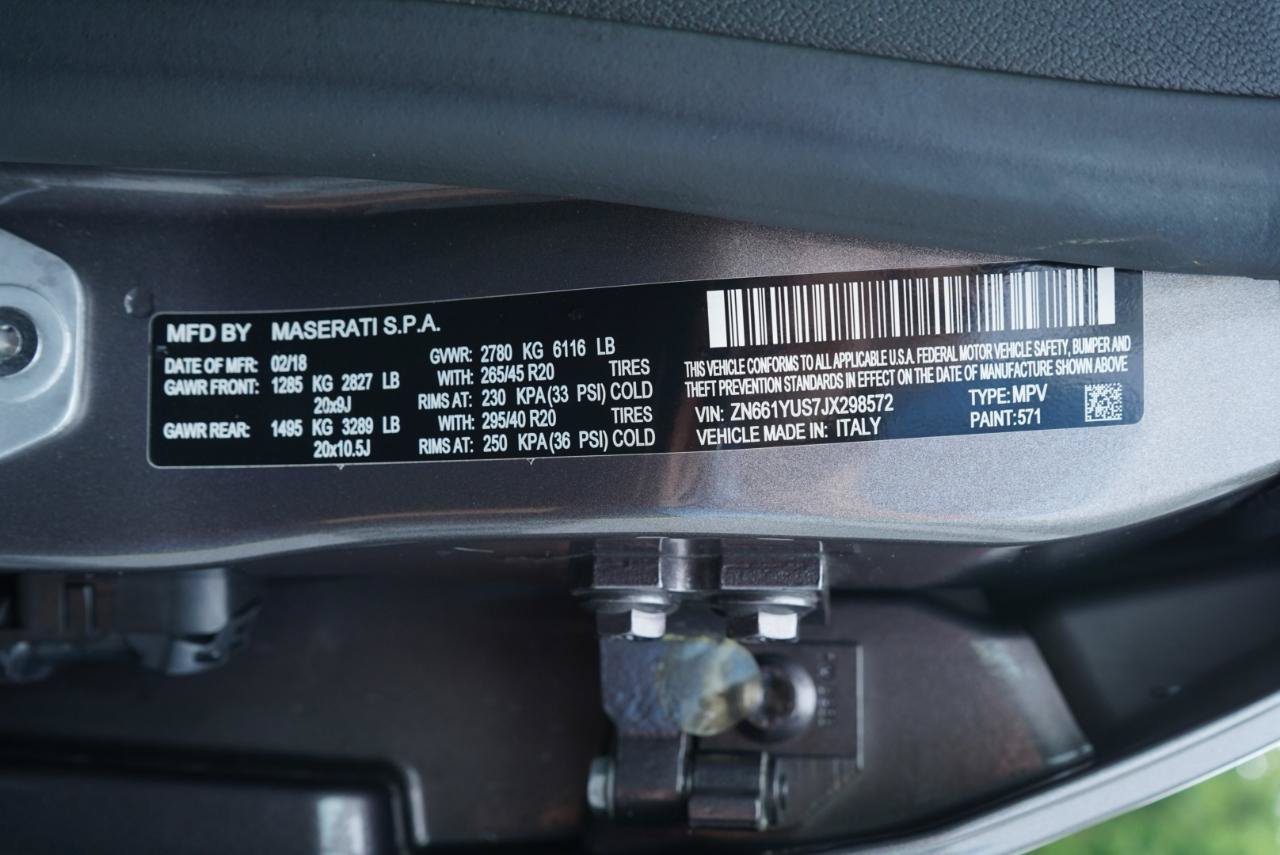 Used 2018 Maserati Levante S GranSport AWD/4WD image 92