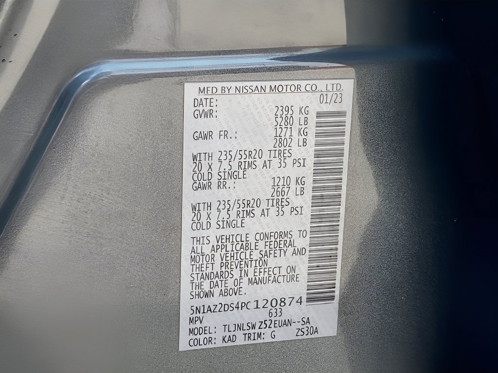 Used 2023 Nissan Murano Platinum w/ Cargo Package AWD/4WD image 34