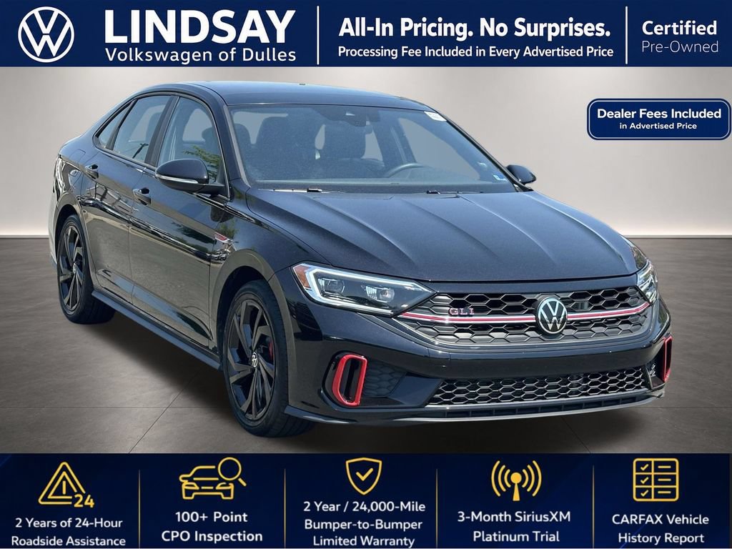 Certified 2024 Volkswagen Jetta GLI Autobahn w/ GLI Black Package