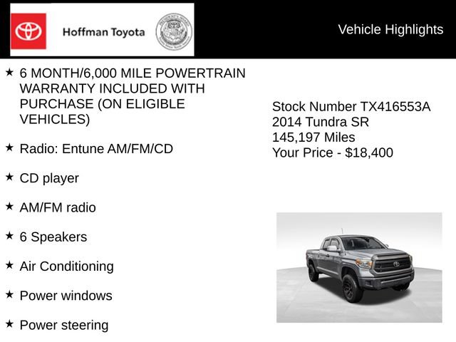 Used 2014 Toyota Tundra SR AWD/4WD image 5