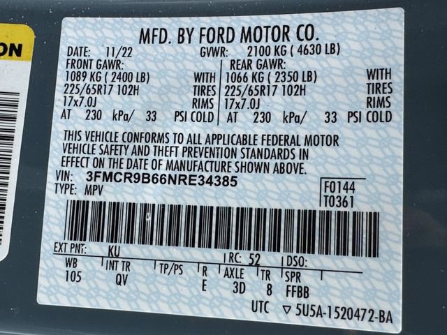 Used 2022 Ford Bronco Sport Big Bend w/ Convenience Package AWD/4WD image 31