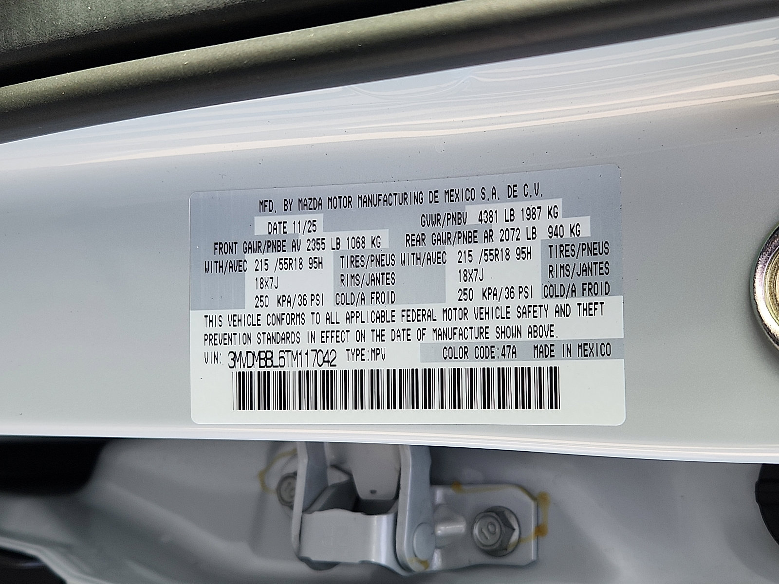 New 2026 MAZDA CX-30 AWD 2.5 S w/ Select Sport Pkg image 19