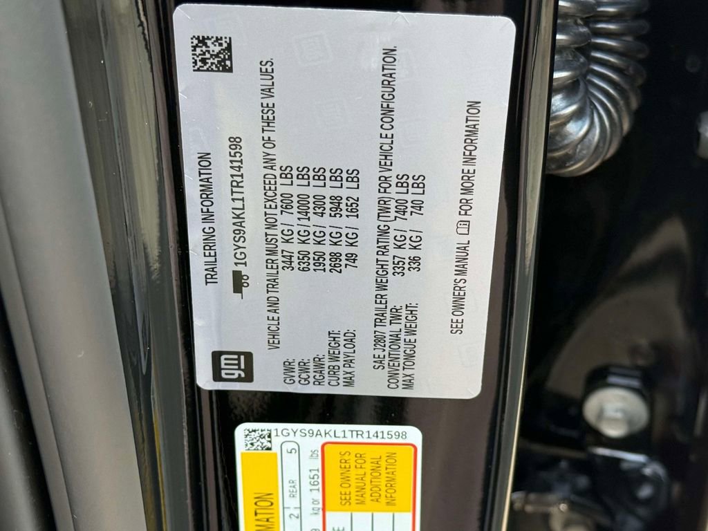 Used 2026 Cadillac Escalade 4WD w/ LPO, Floor Liner Package image 33