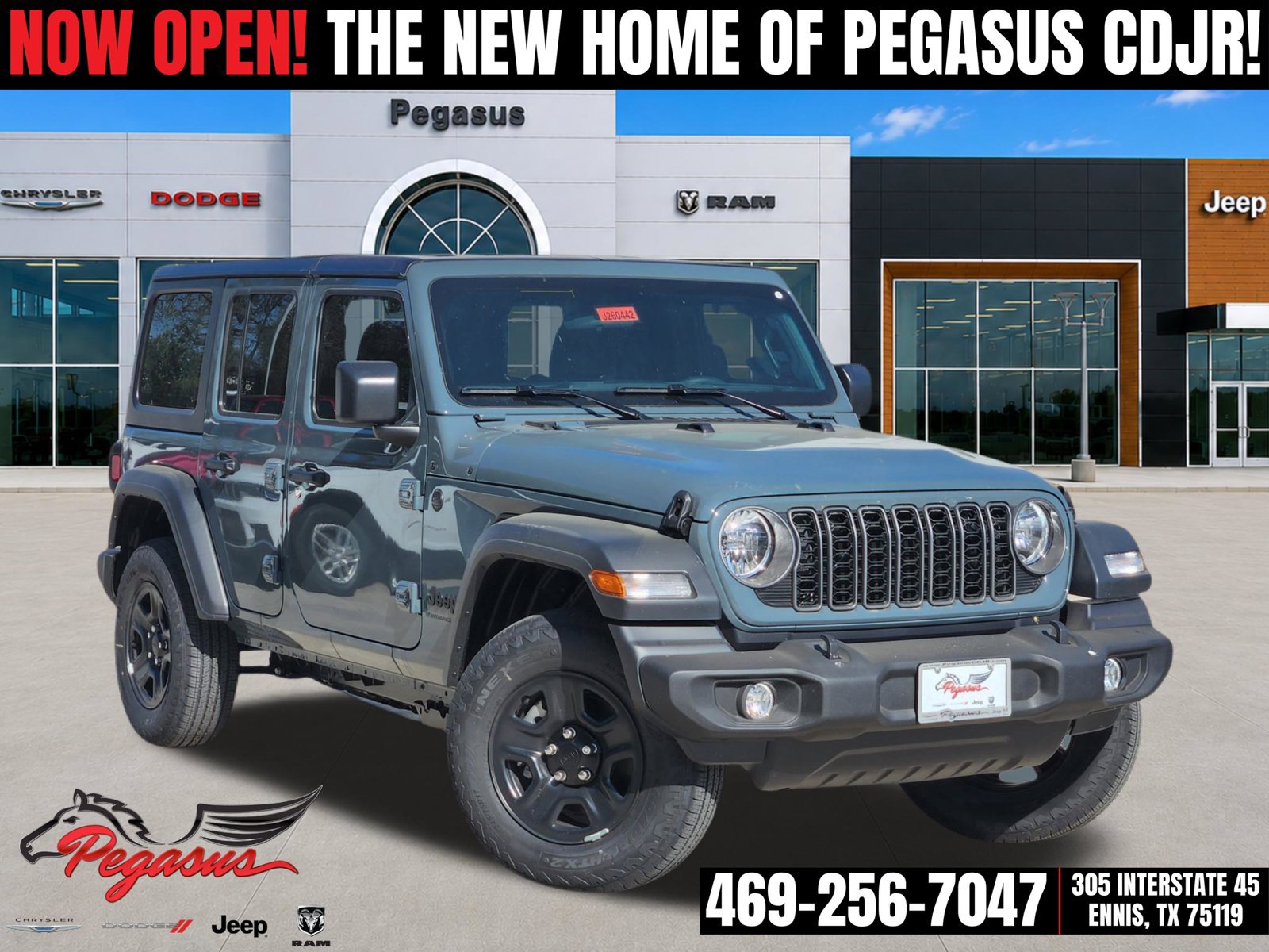 New 2026 Jeep Wrangler Unlimited Sport