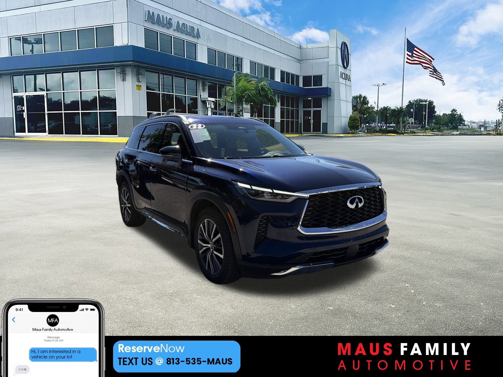 Used 2022 INFINITI QX60 Sensory w/ Vision Package