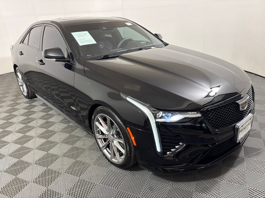 Used 2024 Cadillac CT4 V w/ Navigation Package RWD image 4