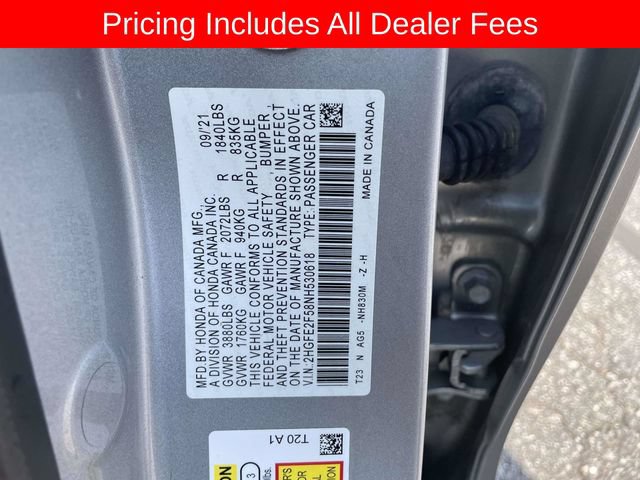 Used 2022 Honda Civic Sport image 34