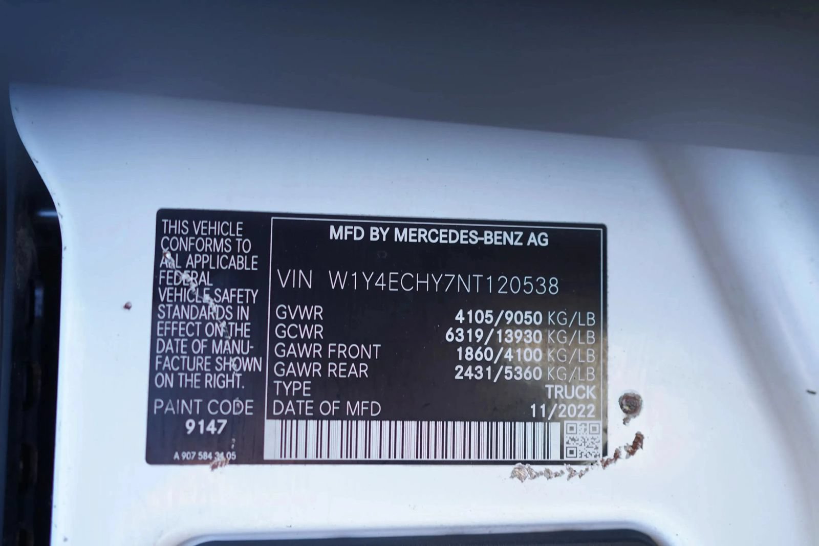Used 2022 Mercedes-Benz Sprinter 2500 image 18