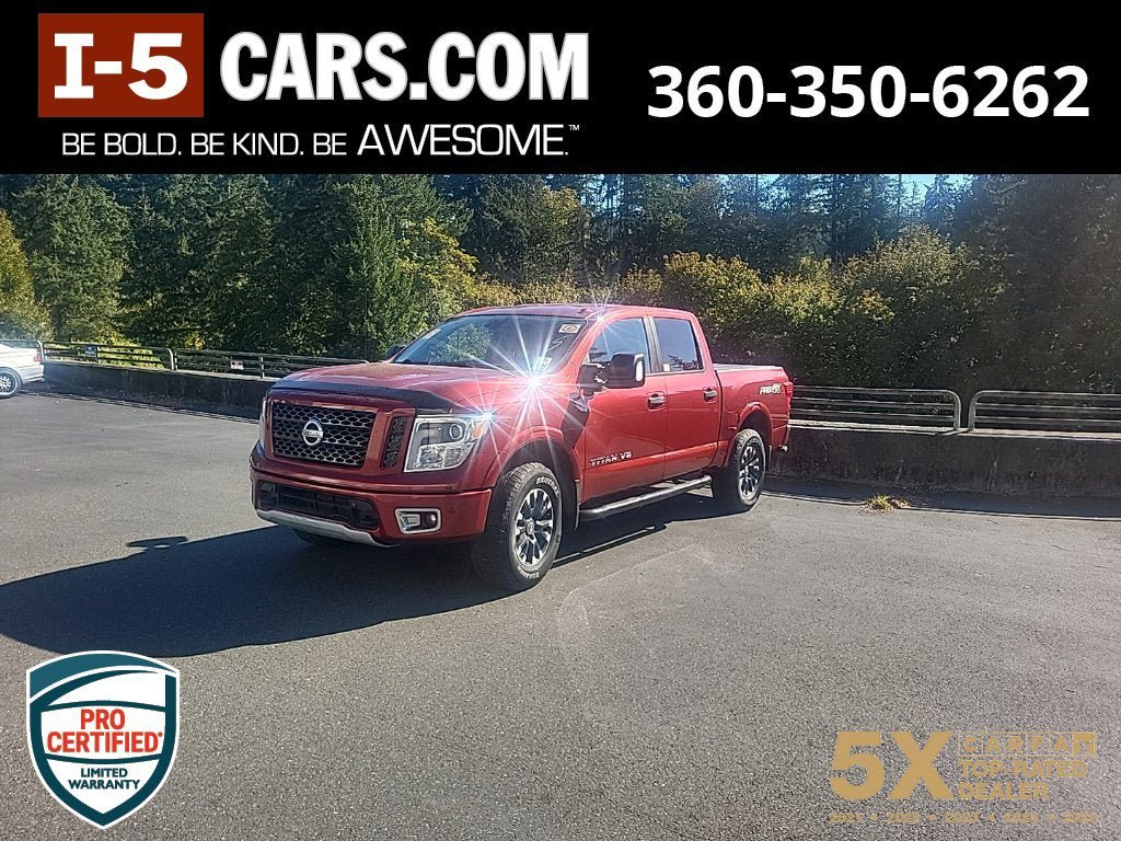 Used 2018 Nissan Titan PRO-4X AWD/4WD image 1