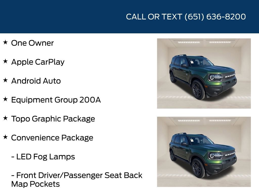 Used 2025 Ford Bronco Sport Big Bend w/ Convenience Package image 5