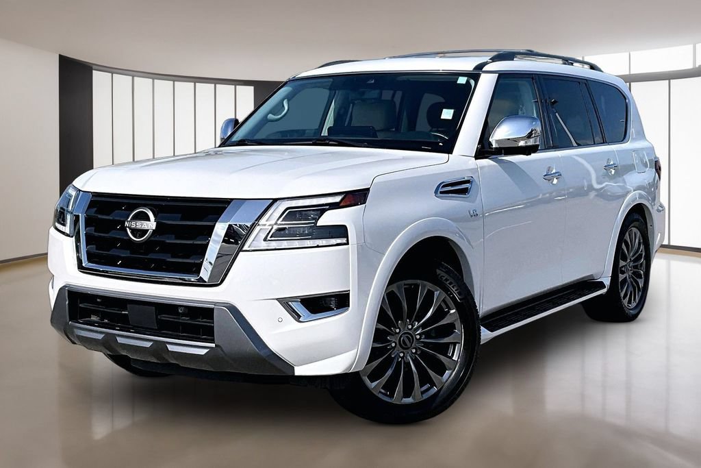 Used 2021 Nissan Armada Platinum w/ Captain's Chairs Package AWD/4WD image 1