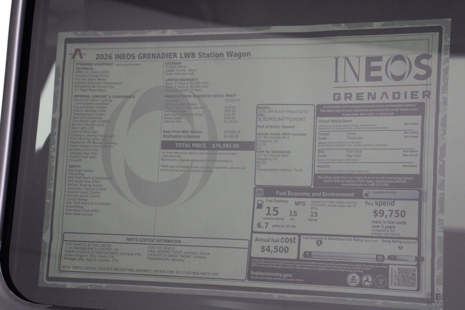 New 2026 INEOS Grenadier AWD/4WD image 22