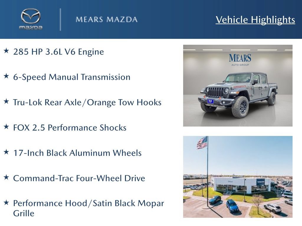 Used 2021 Jeep Gladiator Mojave w/ Safety Group AWD/4WD image 2