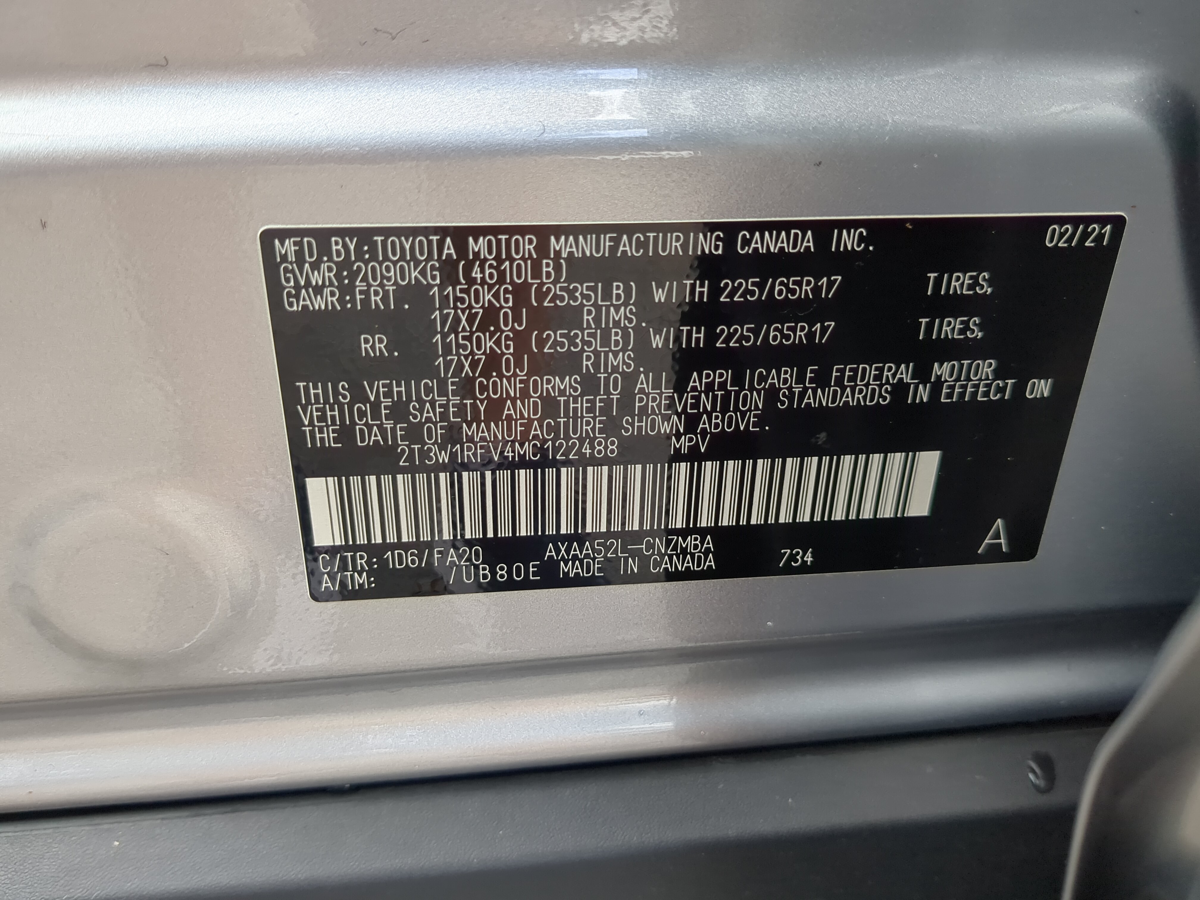 Used 2021 Toyota RAV4 XLE w/ Convenience Package FWD image 27