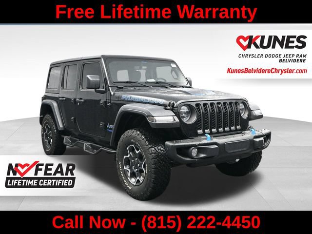 Used 2022 Jeep Wrangler Unlimited Rubicon 4xe w/ Steel Bumper Group AWD/4WD image 1