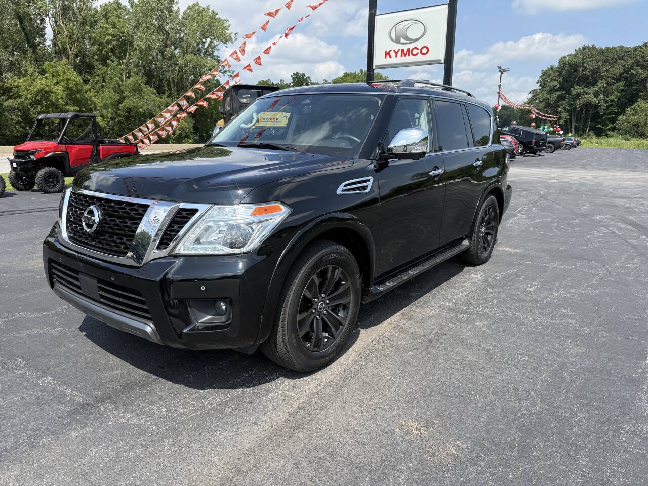Used 2019 Nissan Armada Platinum w/ Captain's Chairs Package AWD/4WD image 2