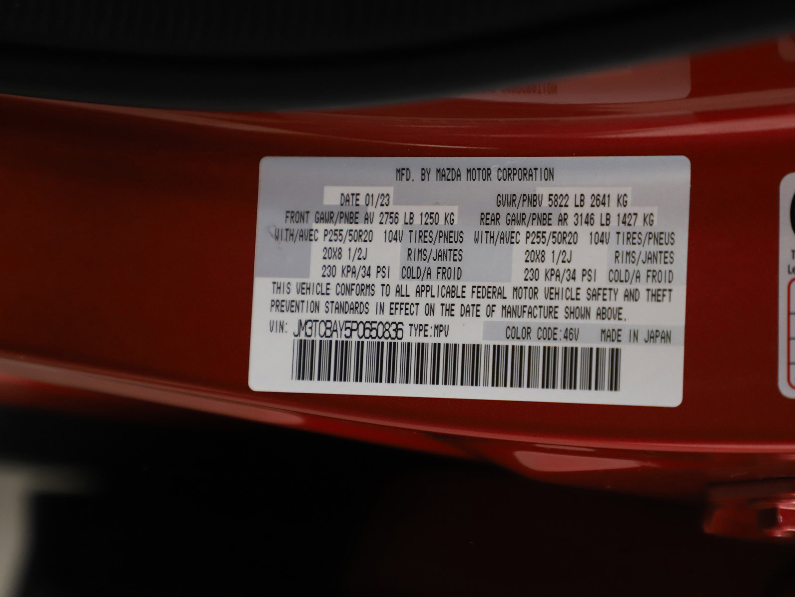 Used 2023 MAZDA CX-9 Touring Plus image 33