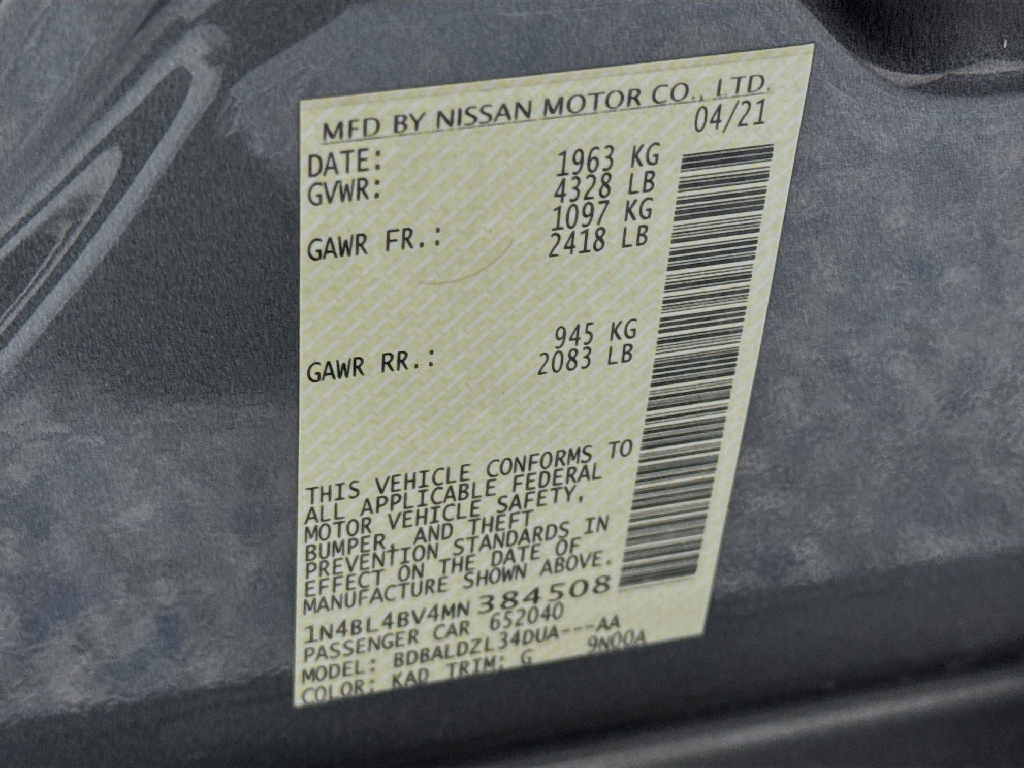 Used 2021 Nissan Altima 2.5 S FWD image 29