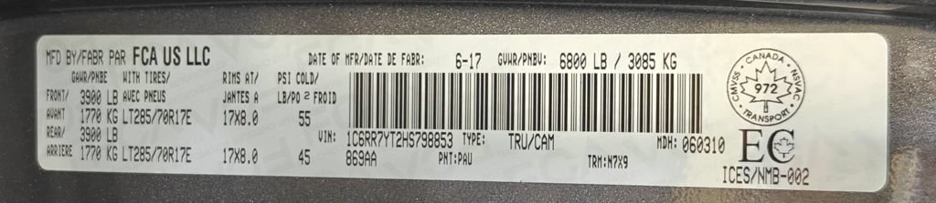 Used 2017 RAM 1500 Rebel w/ Luxury Group AWD/4WD image 67