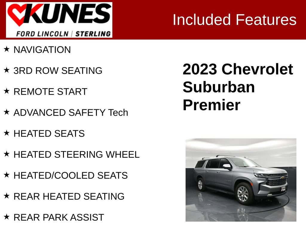 Used 2023 Chevrolet Suburban Premier AWD/4WD image 2