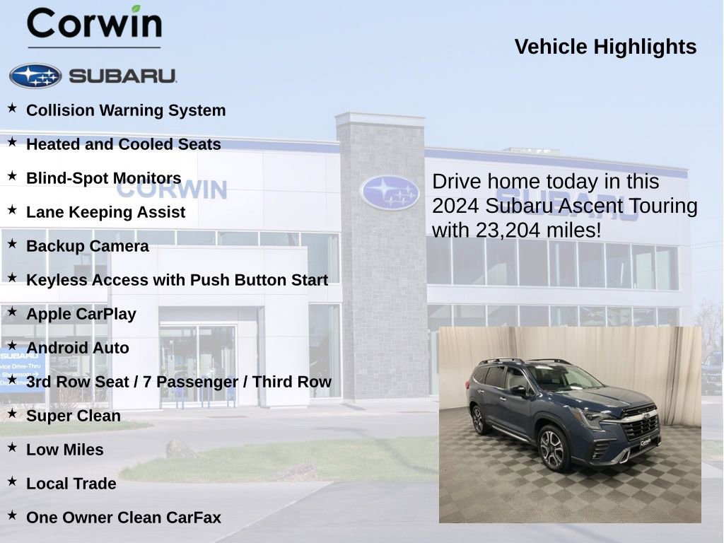 Used 2024 Subaru Ascent Touring AWD/4WD image 6