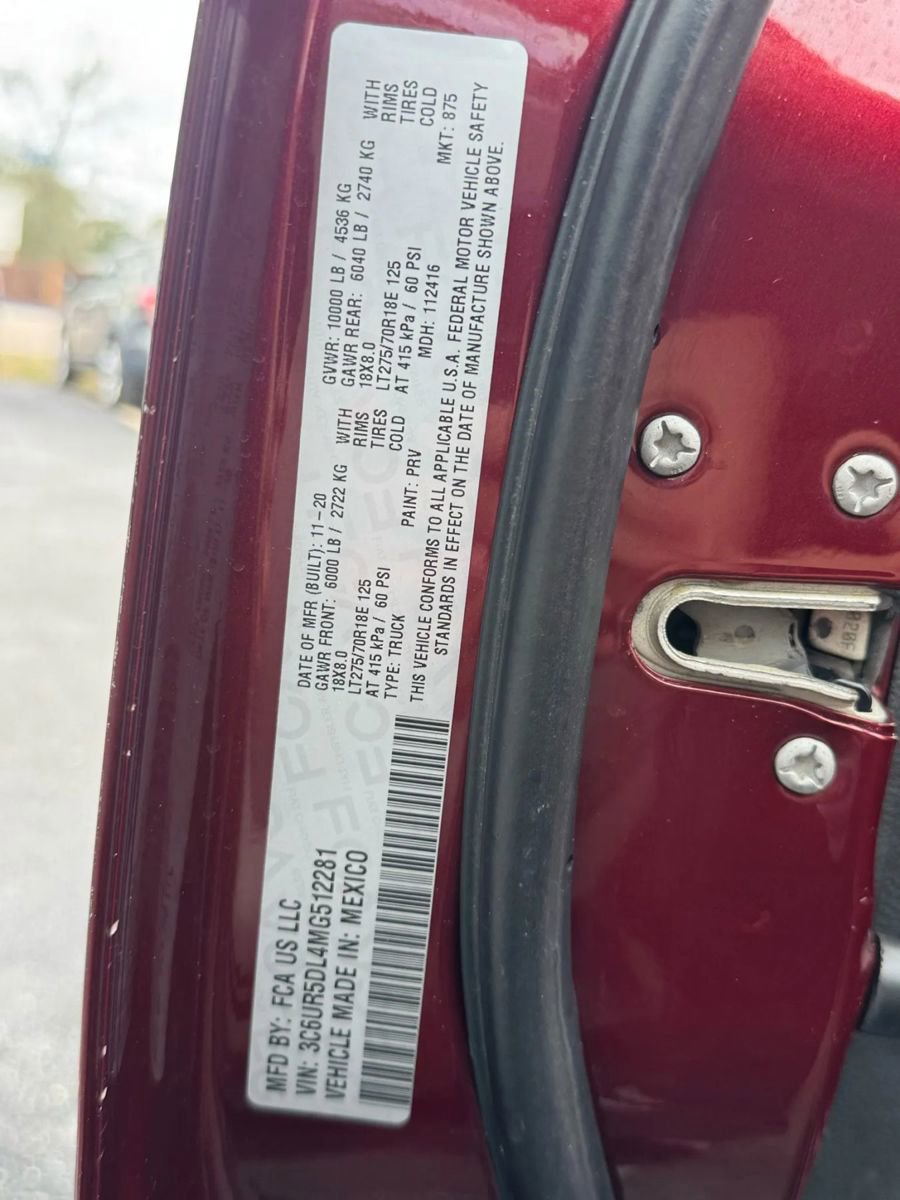 Used 2021 RAM 2500 Lone Star w/ Level 1 Equipment Group w/2_Y image 25