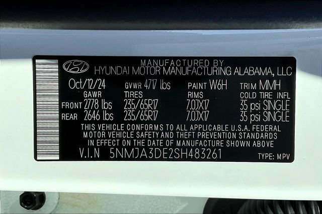 New 2025 Hyundai Tucson SE image 13