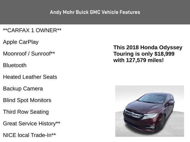 Used 2018 Honda Odyssey Touring image 4