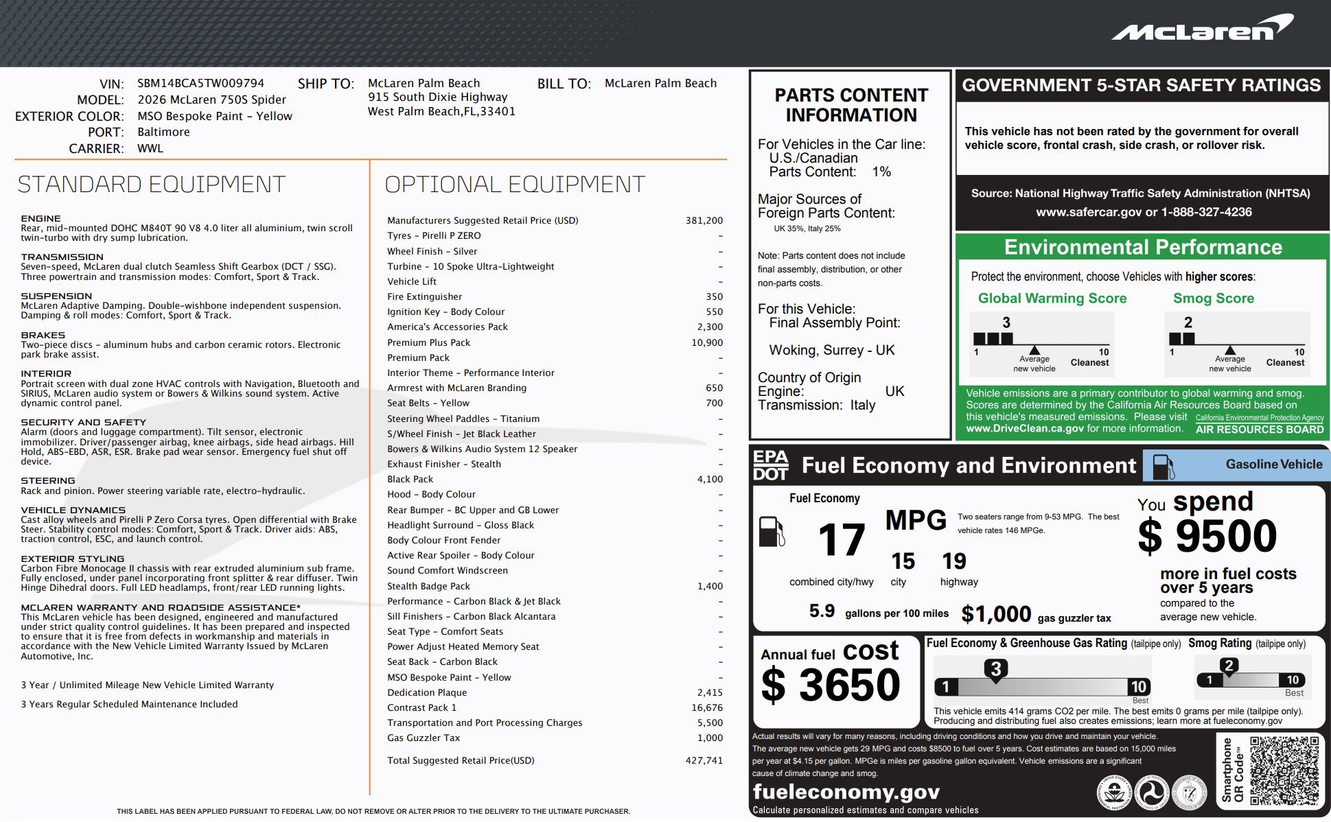 New 2026 McLaren 750S Spider image 29