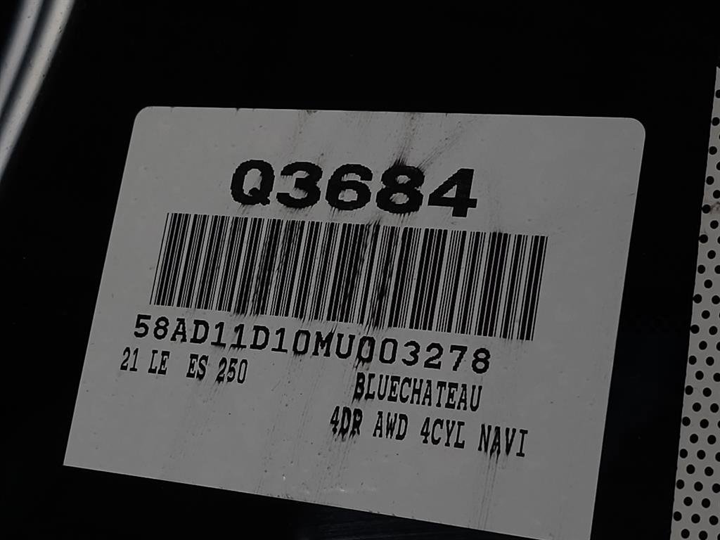 Certified 2021 Lexus ES 250 w/ Premium Package image 31