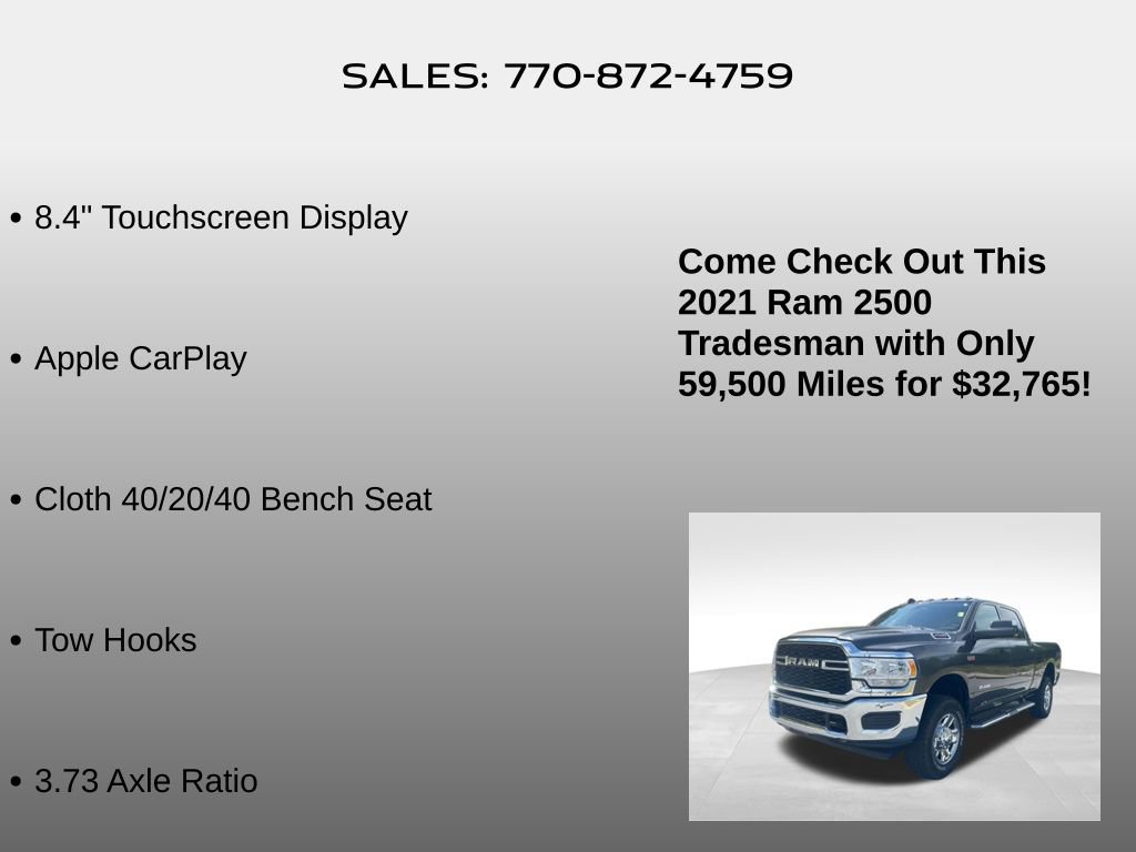 Used 2021 RAM 2500 Tradesman AWD/4WD image 20