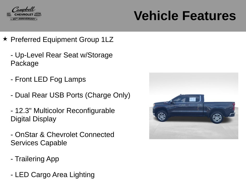 Used 2023 Chevrolet Silverado 1500 LTZ w/ LTZ Premium Package AWD/4WD image 26