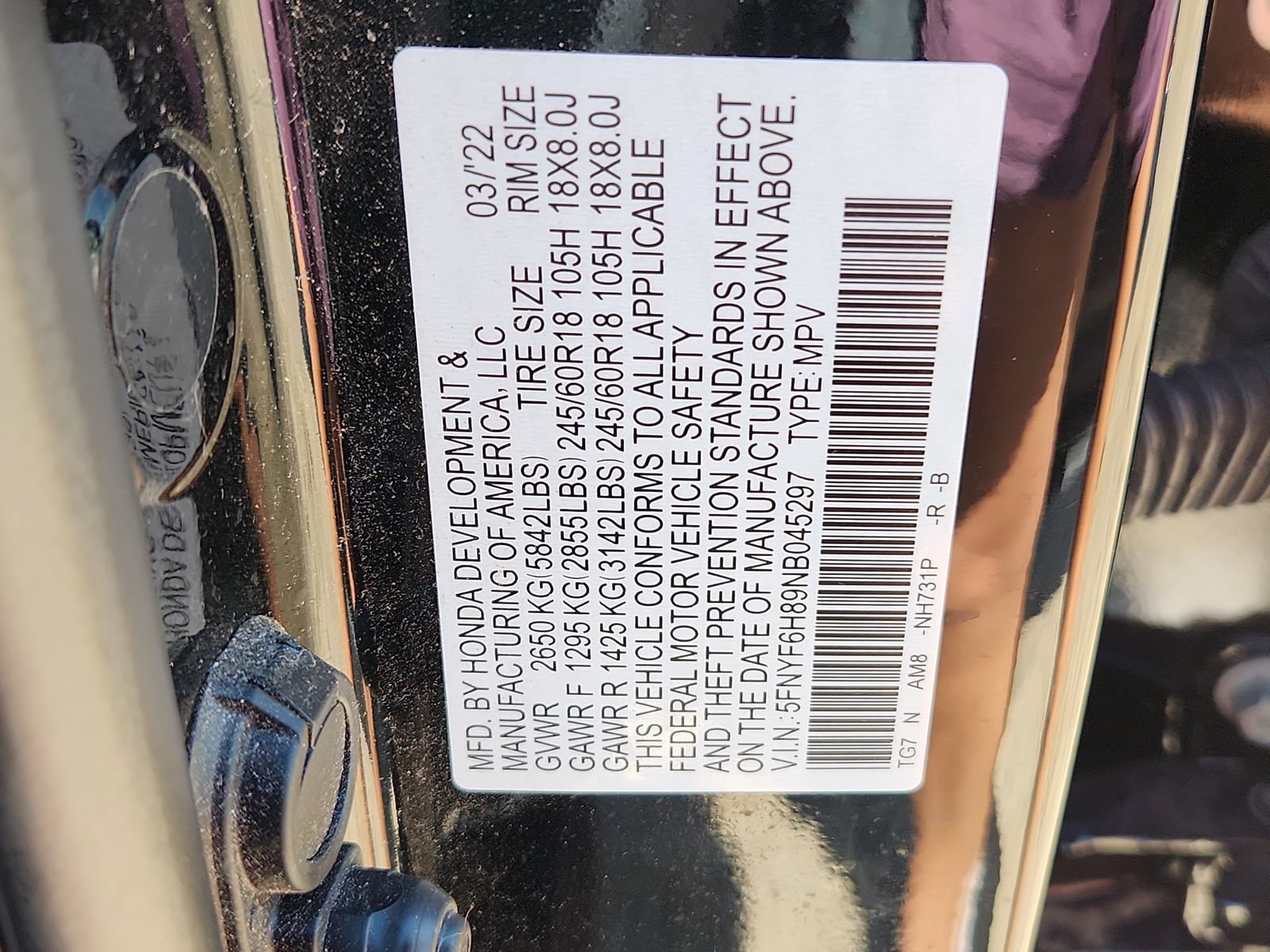 Used 2022 Honda Pilot TrailSport image 18
