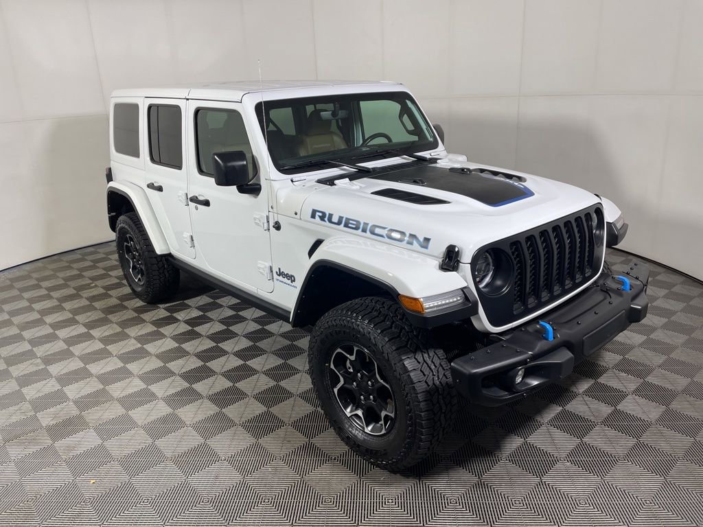 Used 2023 Jeep Wrangler Unlimited Rubicon 4xe w/ Steel Bumper Group image 1