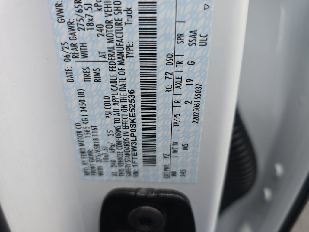 Used 2025 Ford F150 XLT w/ Equipment Group 301A Standard AWD/4WD image 14