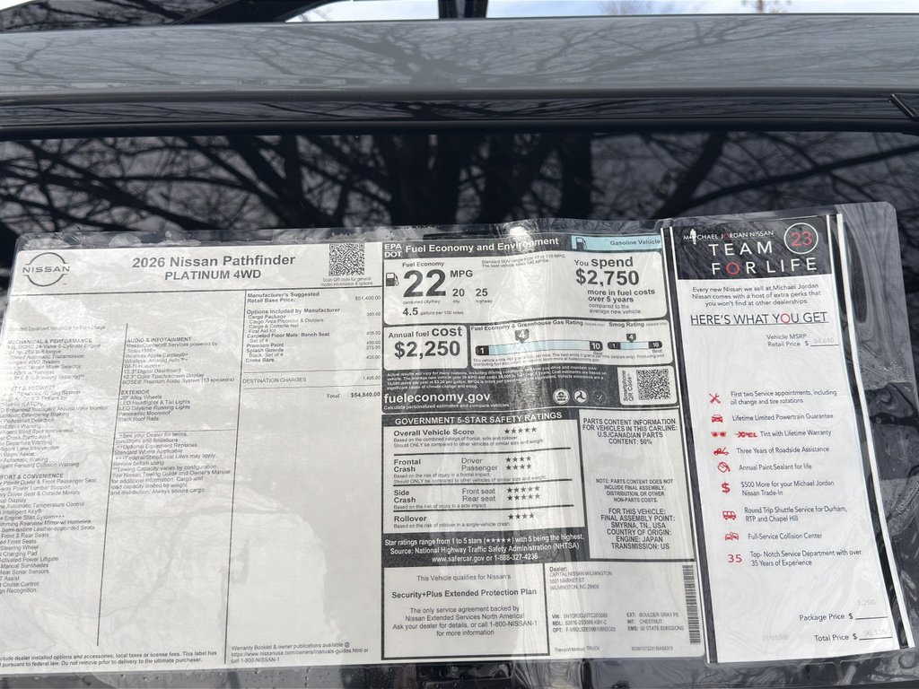 New 2026 Nissan Pathfinder Platinum image 12