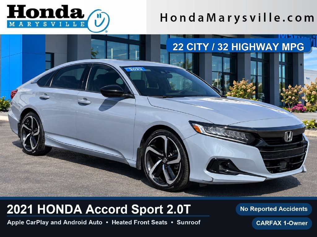 Certified 2021 Honda Accord Sport