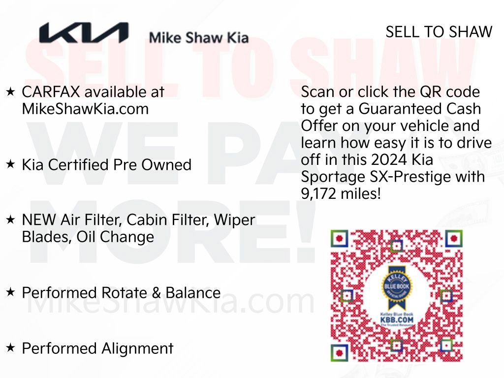 Certified 2024 Kia Sportage SX FWD image 13
