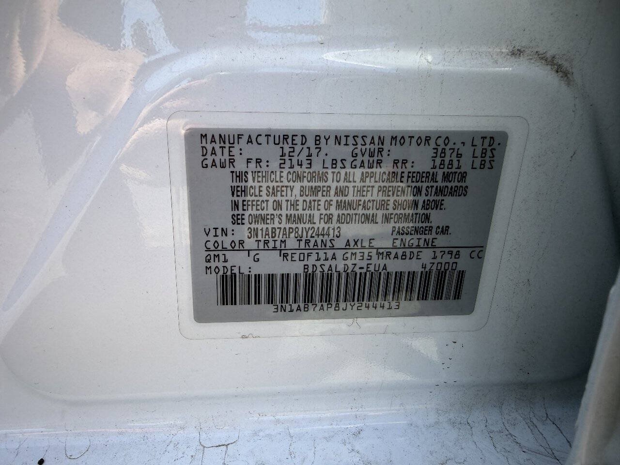 Used 2018 Nissan Sentra SV FWD image 11