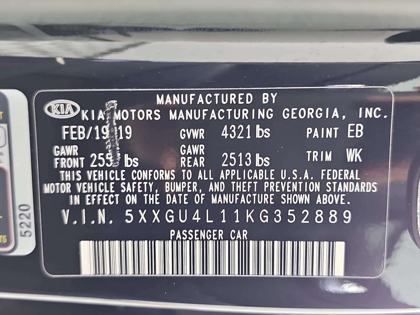 Used 2019 Kia Optima EX w/ EX Premium Package FWD image 31