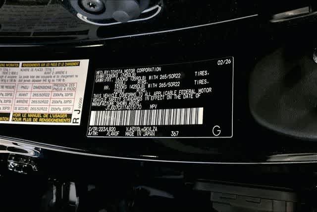 New 2026 Lexus LX 700h Luxury w/ Accessory Package (Z1) AWD/4WD image 14
