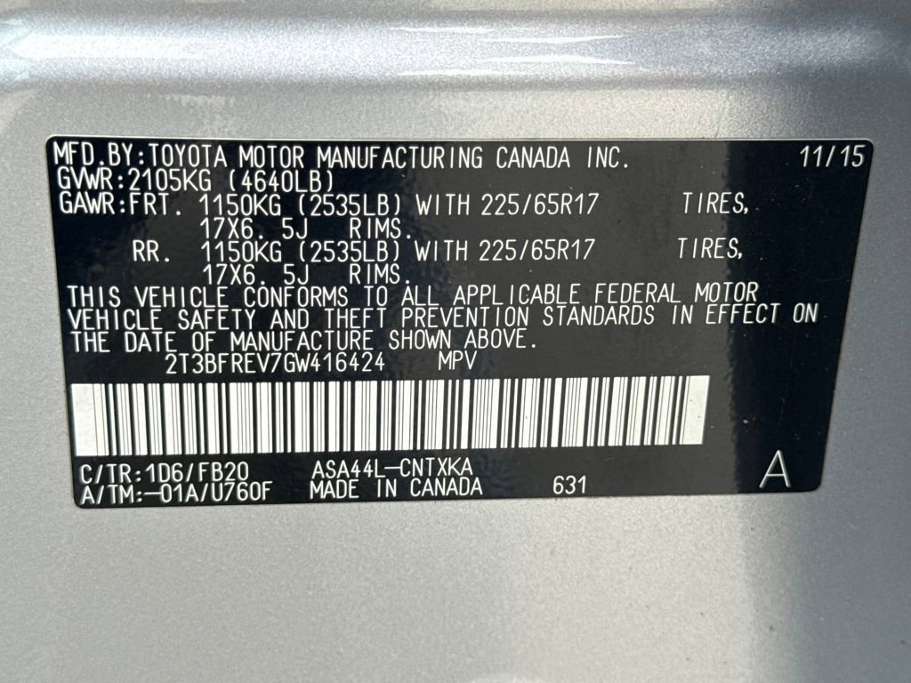 Used 2016 Toyota RAV4 LE image 30