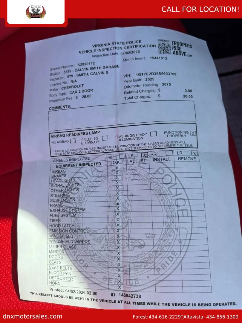 Used 2025 Chevrolet Corvette Z06 image 45