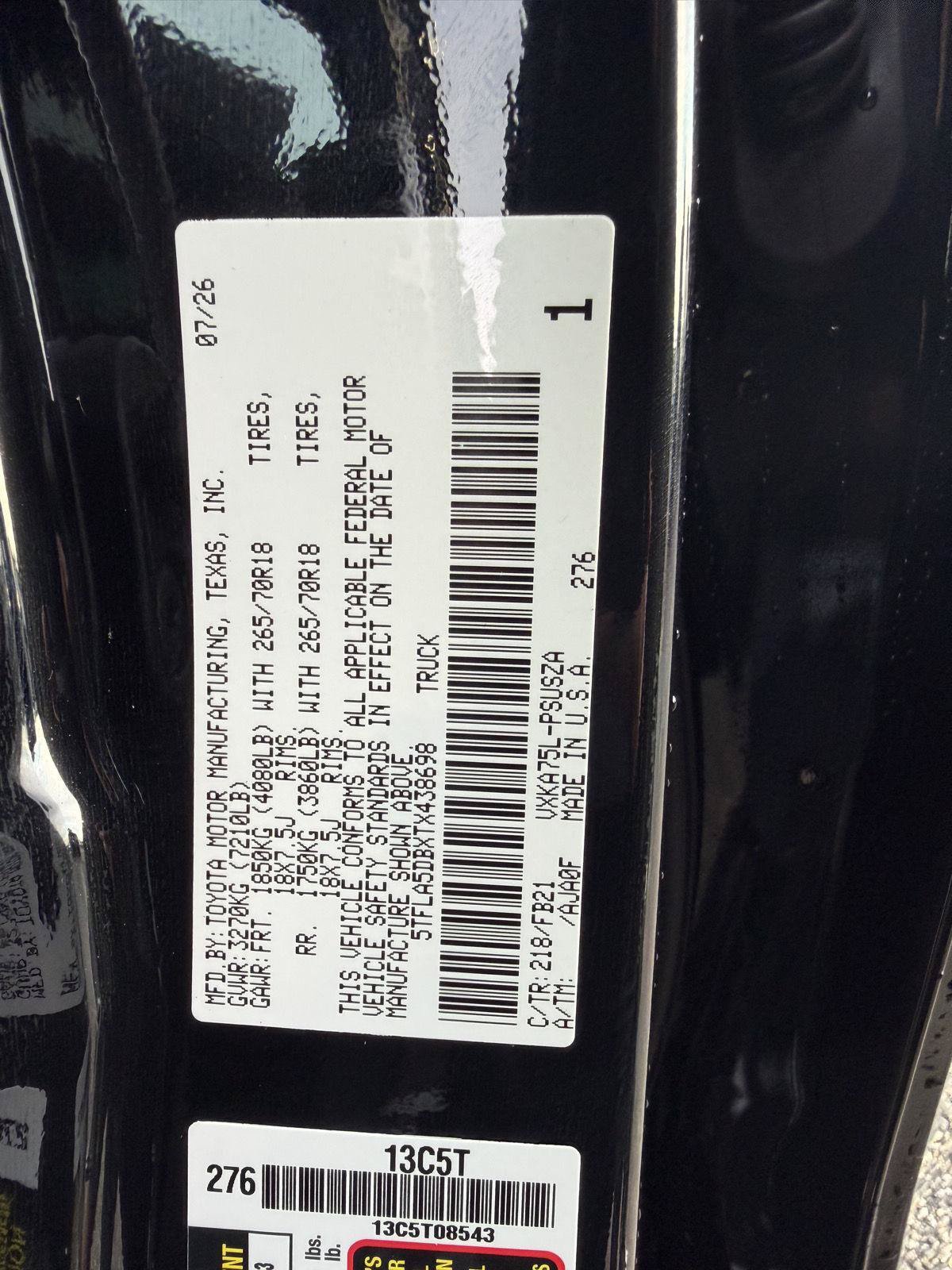 New 2026 Toyota Tundra SR5 AWD/4WD image 34