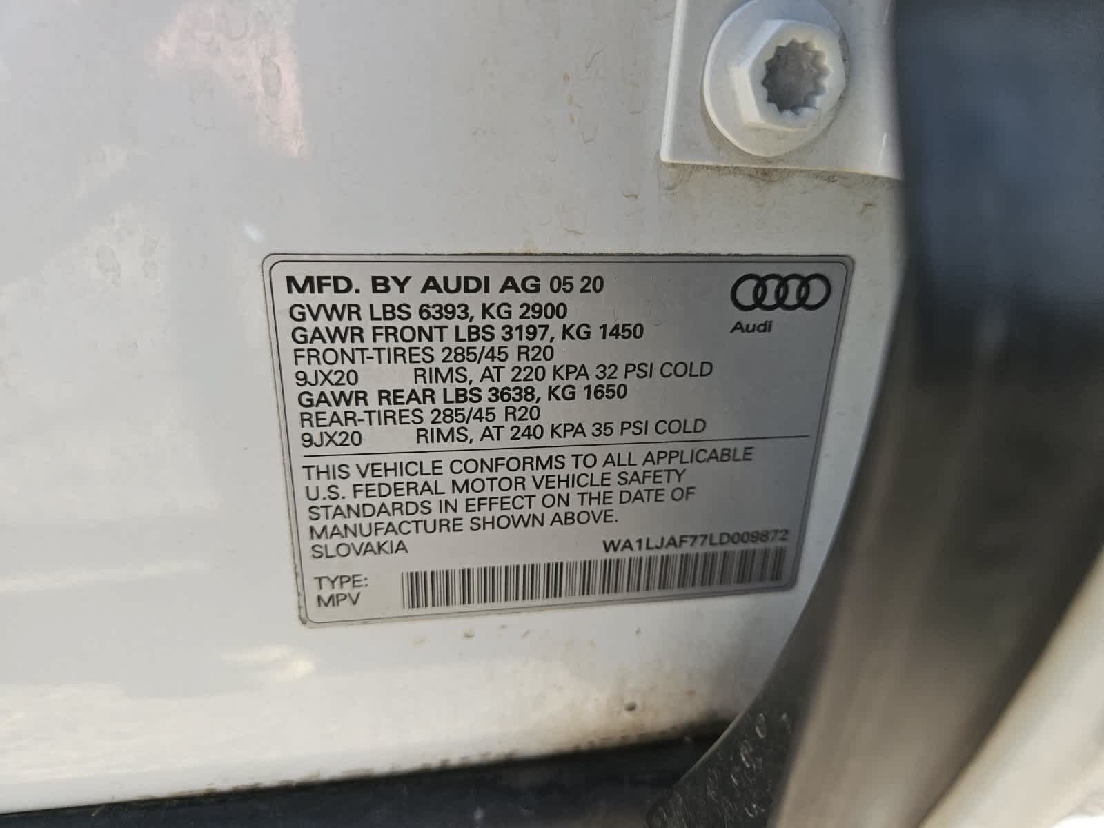 Used 2020 Audi Q7 2.0T Premium Plus w/ Premium Plus Package AWD/4WD image 32