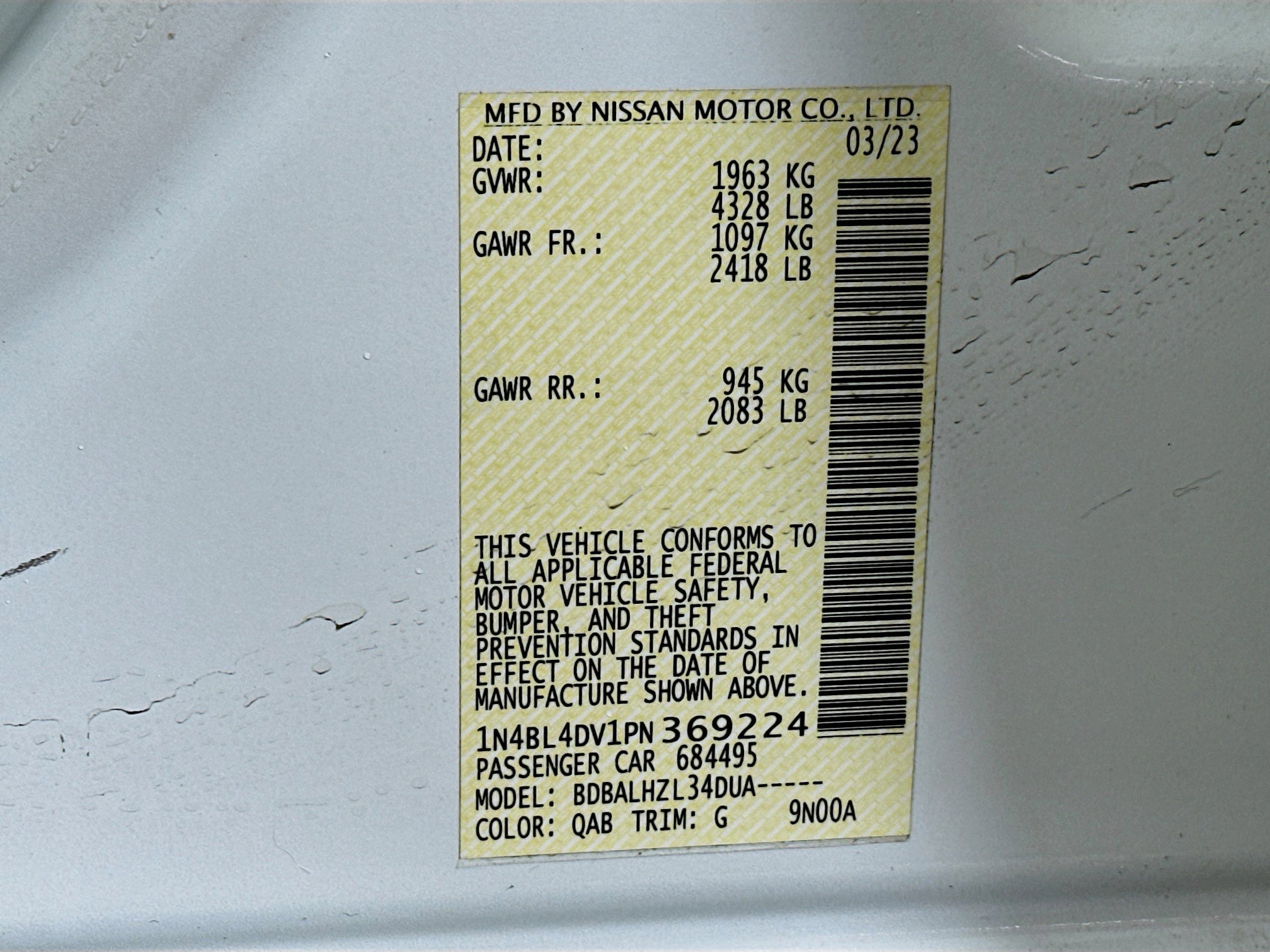 Used 2023 Nissan Altima 2.5 SV image 29