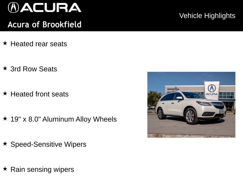 Used 2016 Acura MDX SH-AWD image 24