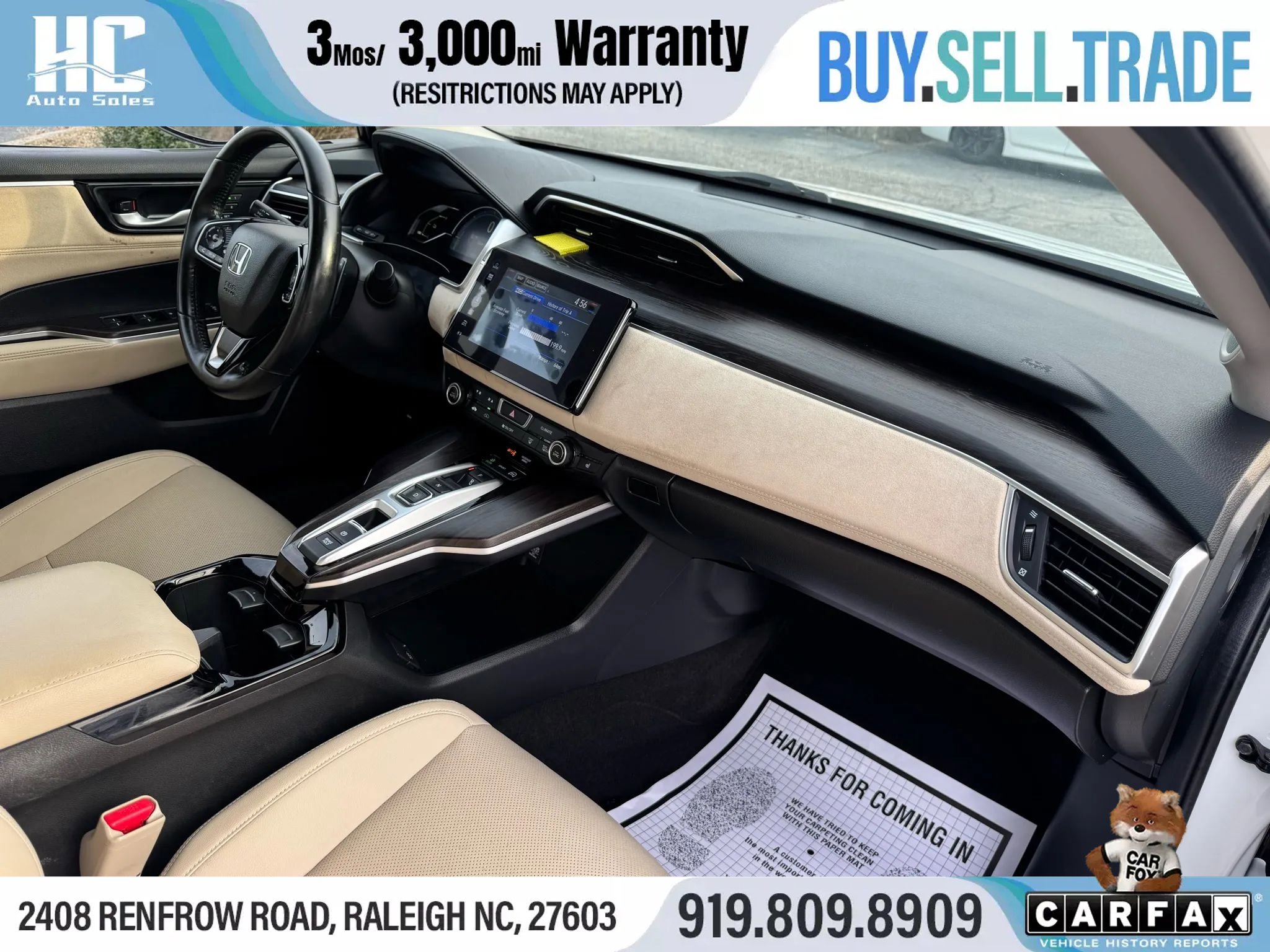 Used 2018 Honda Clarity Touring image 16