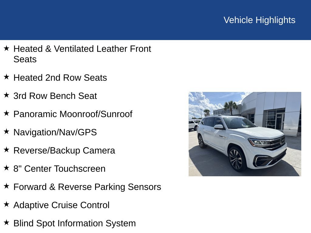 Used 2021 Volkswagen Atlas SEL Premium AWD/4WD image 14
